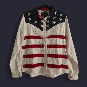 Scully Red, White, and Blue Star Jacket